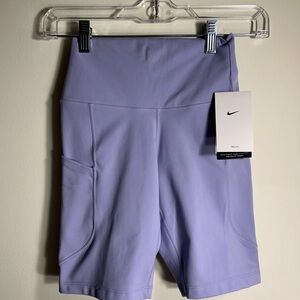 Nike Women's Light Purple Bike Shorts